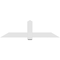 Ekena Millwork Eugene Architectural Grade PVC Gable Bracket, 72"W x 21"H x 2"D x 6"F, 7/12 Pitch GBP072X21X0206EUG00 - alternate 2